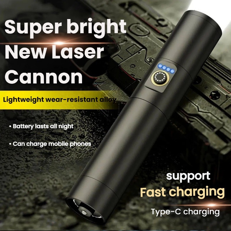 Outdoor Adventure Trips - مصباح يدوي LED قوي الإضاءة قابل