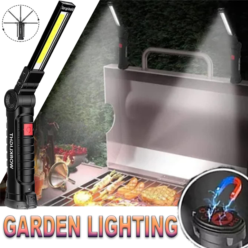 Outdoor Adventure Trips - مصباح يدوي LED محمول مع خطاف