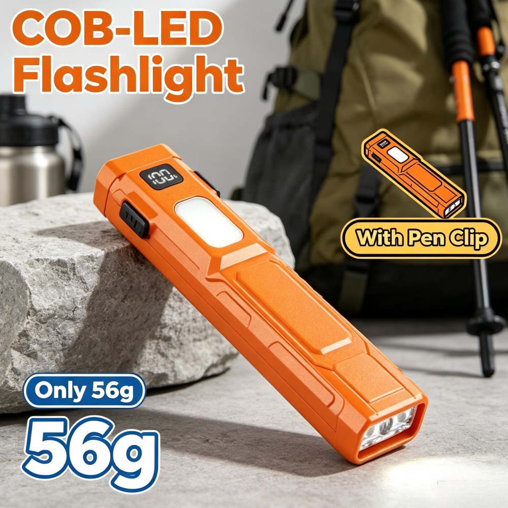 مصباح يدوي LED من نوع COB مع م - مراجعة Outdoor Adventure Trips وسعره